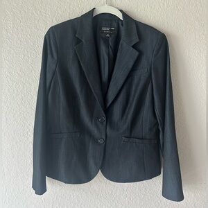 Jones New York Collection Gray Blazer – Women’s Size 10, Stretch, Barely Worn